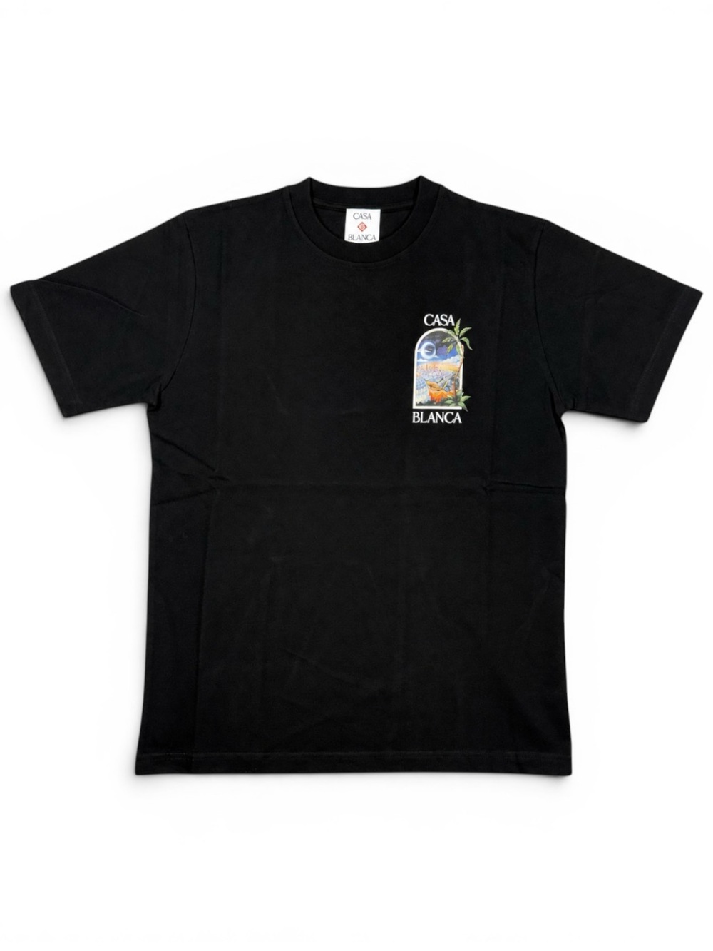 Casablanca LA Night Black Graphic Short Sleeve Tee - Picture 2 of 3